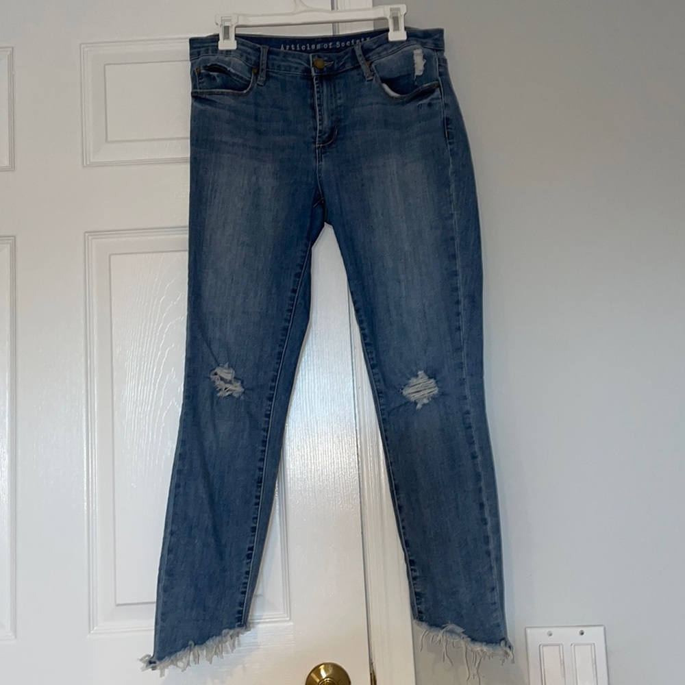 Blue Fitted Jeans